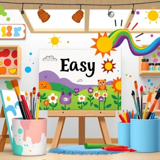 Easy Painting Ideas For Kids featured image