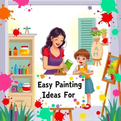 Easy Painting Ideas For Mom featured image