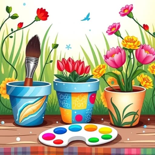 Easy Pot Painting Ideas featured image