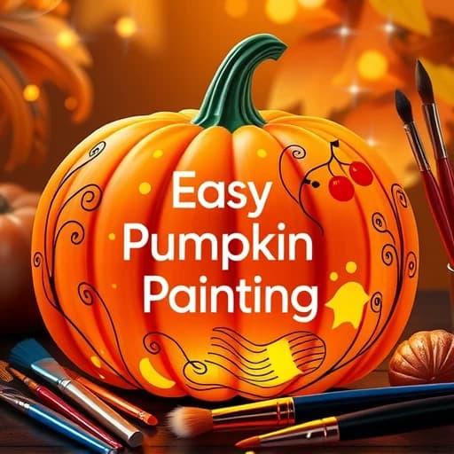 Easy Pumpkin Ideas Painting featured image