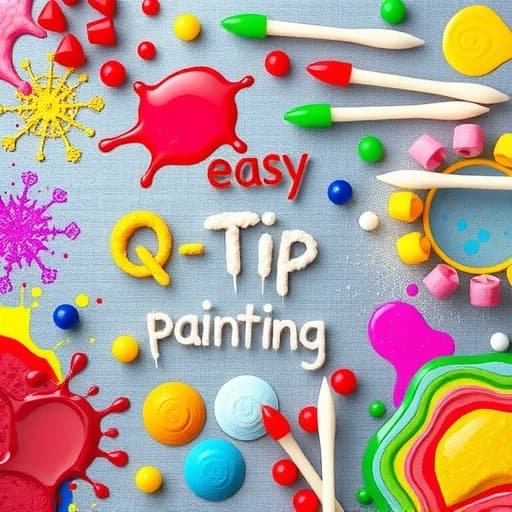 Easy Q Tip Painting Ideas featured image