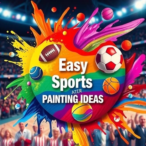 Easy Sports Painting Ideas featured image