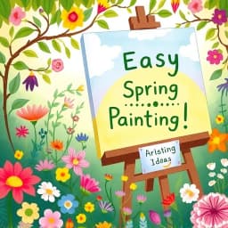 Easy Spring Painting Ideas icon
