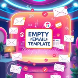  Empty Email Template icon