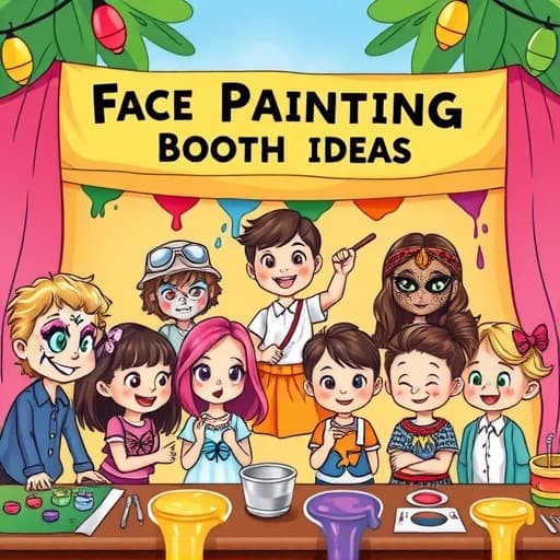 Face Painting Booth Ideas featured image