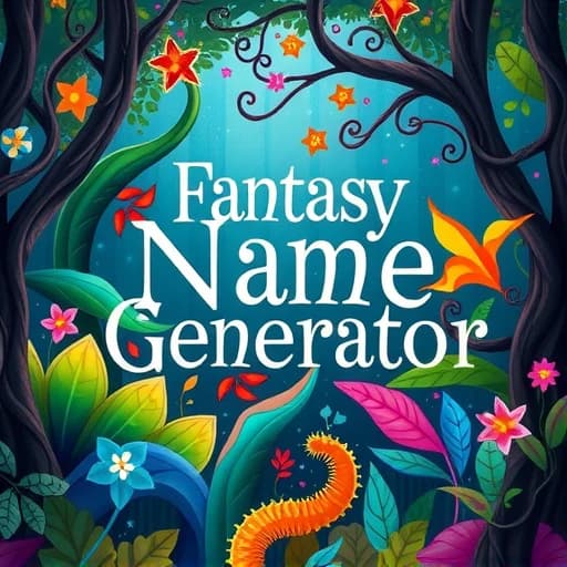  Fantasy Plant Name Generator featured image