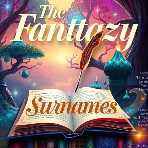  Fantasy Surname Generator featured image