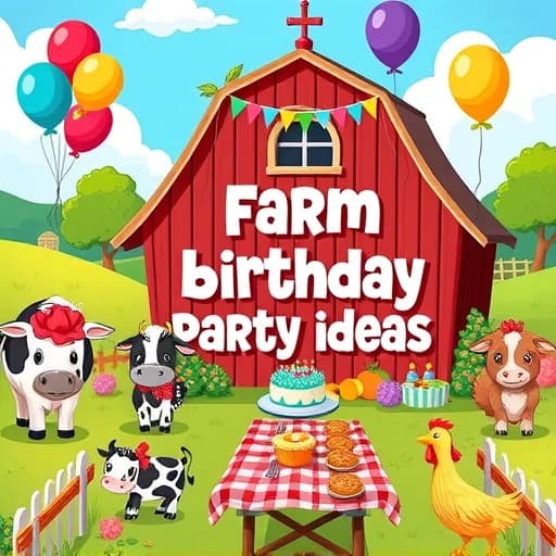 Farm Birthday Party Ideas featured image