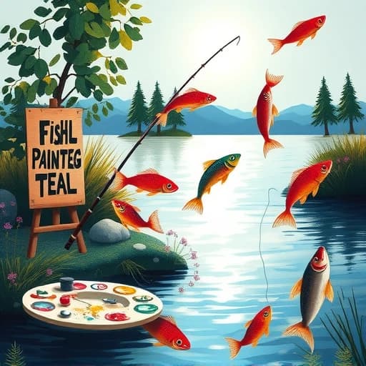 Fishing Painting Ideas Easy featured image