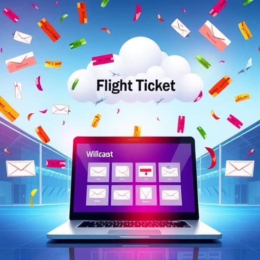 Flight Ticket Email Template featured image