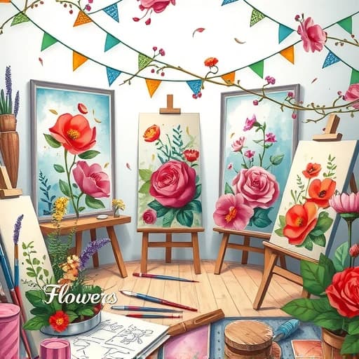 Flowers Painting Ideas featured image