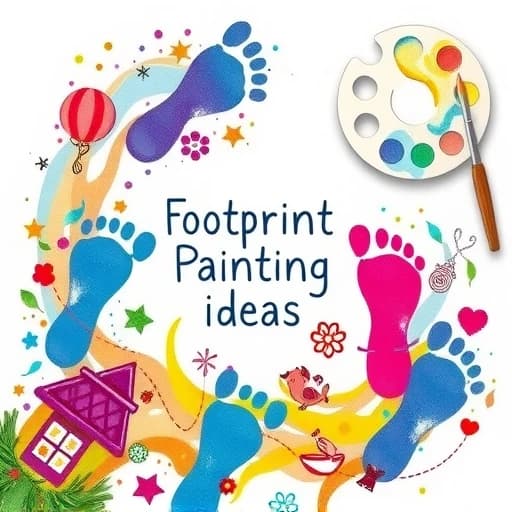 Footprint Painting Ideas featured image