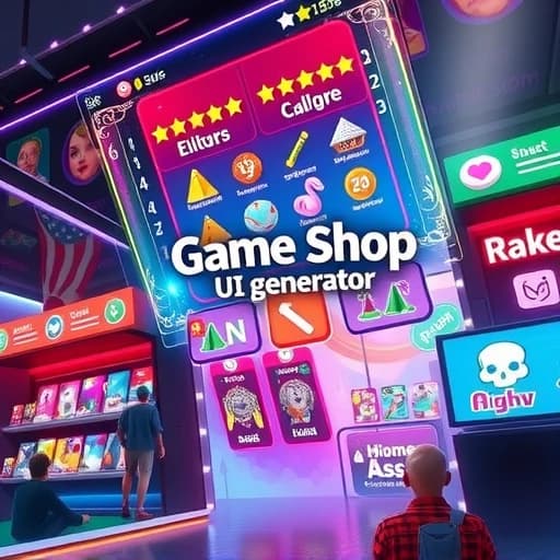  Game Shop UI Generator featured image