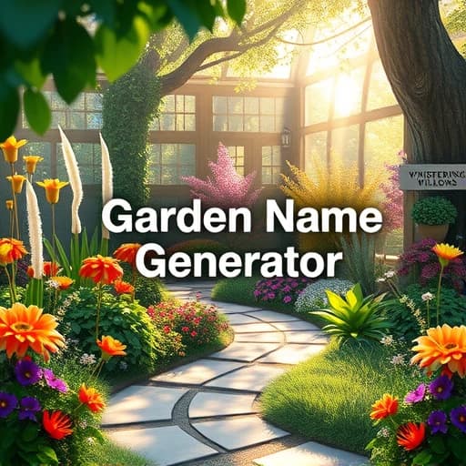 Garden Name Generator featured image