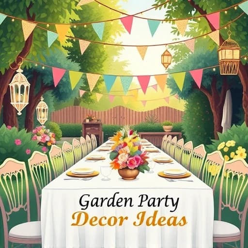 Garden Party Decor Ideas featured image