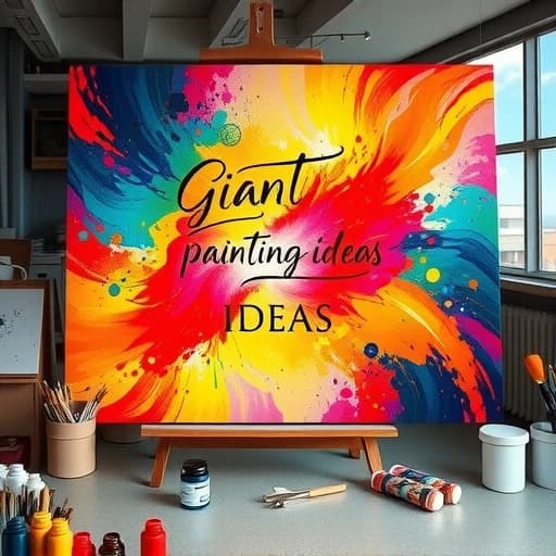 Giant Canvas Painting Ideas featured image