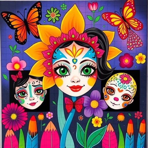 Girl Face Painting Ideas featured image