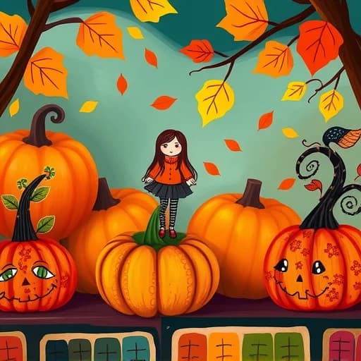 Girl Pumpkin Painting Ideas featured image