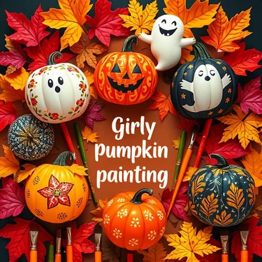 Girly Pumpkin Painting Ideas featured image