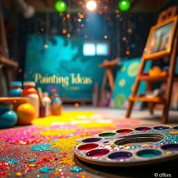  Glitter Painting Ideas icon