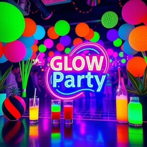 Glow Party Neon Party Ideas featured image