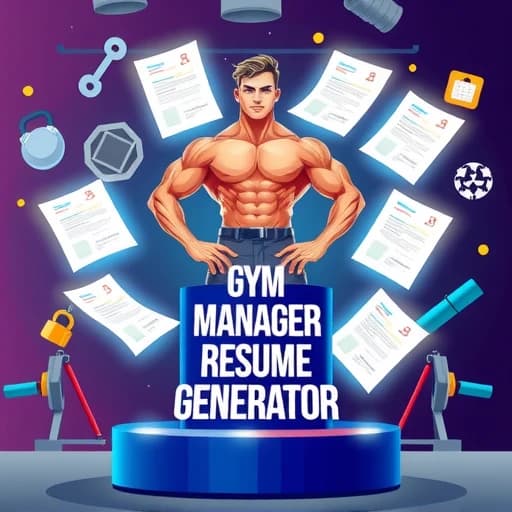 Gym Manager Resume Generator featured image