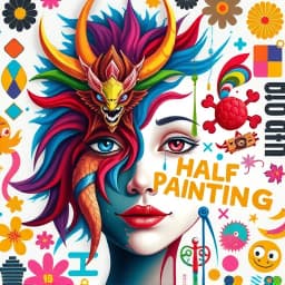 Half Face Painting Ideas icon