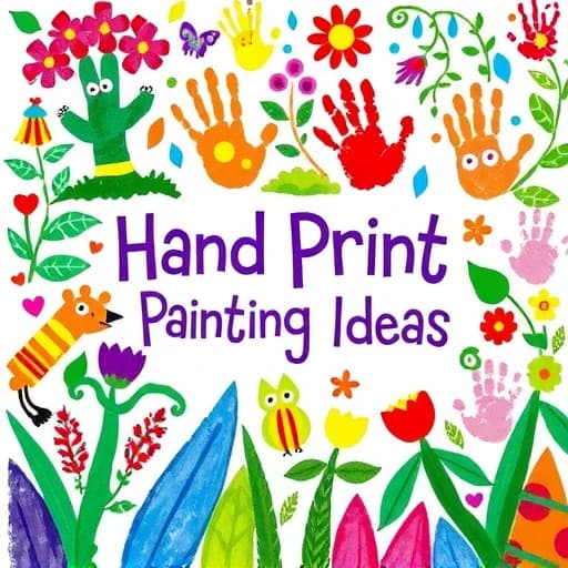 Hand Print Painting Ideas featured image