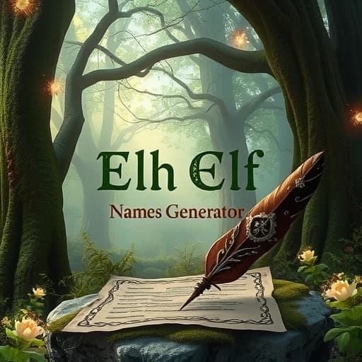 High Elf Names Generator featured image