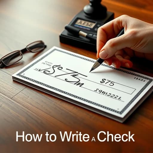 How To Write A Check For $75 featured image