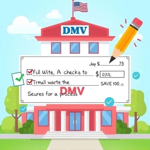  How to Write a Check to DMV featured image