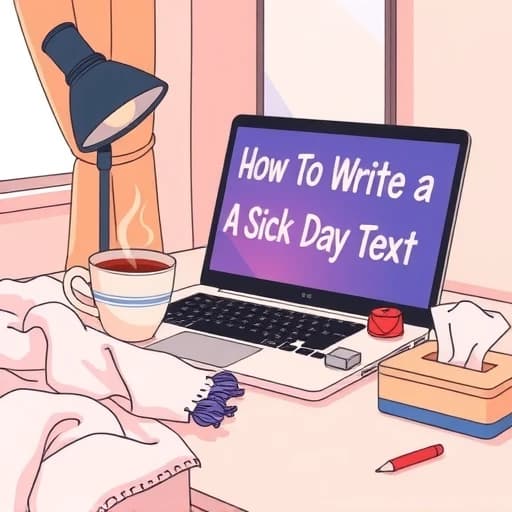  How to Write a Sick Day Text featured image