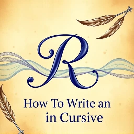 How To Write An R In Cursive featured image