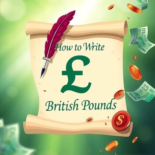 How To Write British Pounds featured image