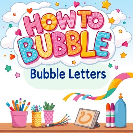 How to Write Bubble Letters featured image