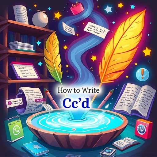 How To Write Cc%27d featured image