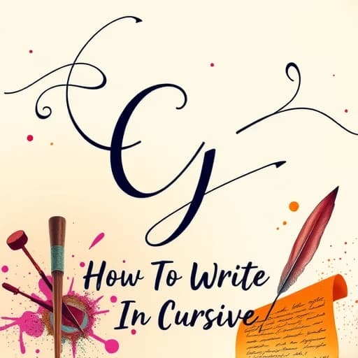 How To Write G In Cursive featured image