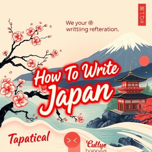 How To Write In Japan featured image