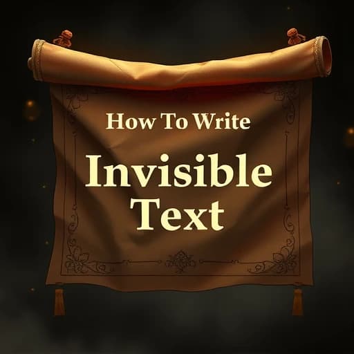 How to Write Invisible Text featured image