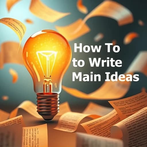 How To Write Main Idea featured image