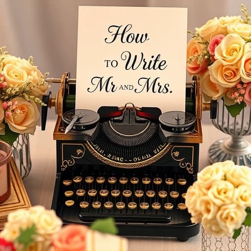 How To Write Mr And Mrs featured image