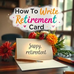  How to Write Retirement Card icon