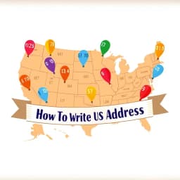  How to Write US Address icon