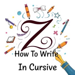  How to Write Z in Cursive icon