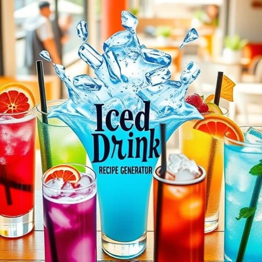 Iced Drink Recipe Generator featured image