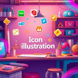 Icon Illustration Generator icon