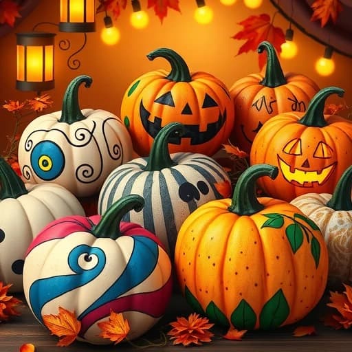 Ideas for Pumpkins Painting featured image