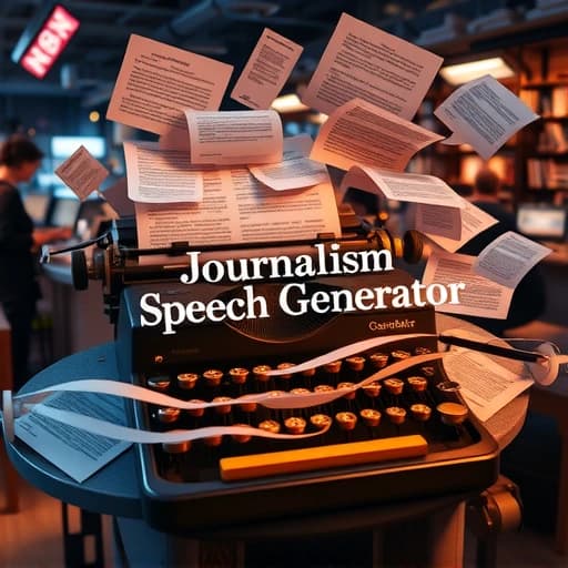 Journalism Speech Generator featured image