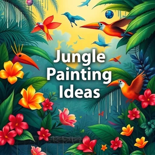 Jungle Painting Ideas featured image