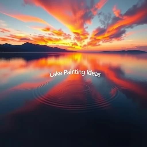 Lake Painting Ideas featured image